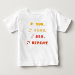 Bebé Camiseta de niño/a con vibraciones de verano - Div