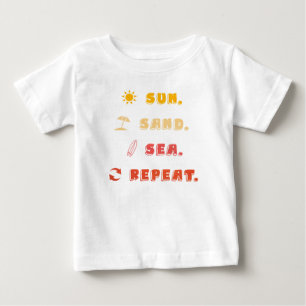 Bebé Camiseta de niño/a con vibraciones de verano - Div