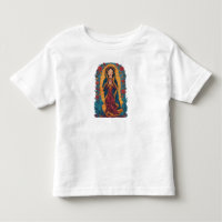 Camiseta de niño/a de la Virgen de Guadalupe linda