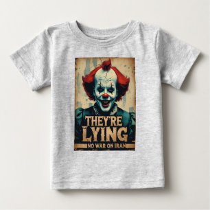 Bebé Camiseta de Niño/a Fake News No War Irán Paz