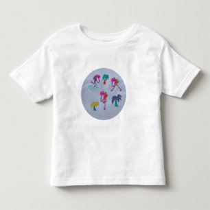 Bebé Camiseta de niño/a para playa de flamencos