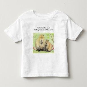 Bebé Camiseta de niño Capibara Manso Bendito