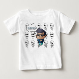 Bebé Camiseta de niño con gafas de sol