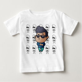 Bebé Camiseta de niño con gafas de sol