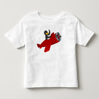 Bebé Camiseta de niño de dibujos animados de pingüino v