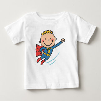 Bebé Camiseta de niño de dibujos animados superhéroe vo
