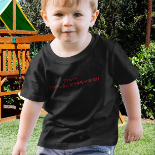 Bebé Camiseta de niño divertida y pequeña perturbadora