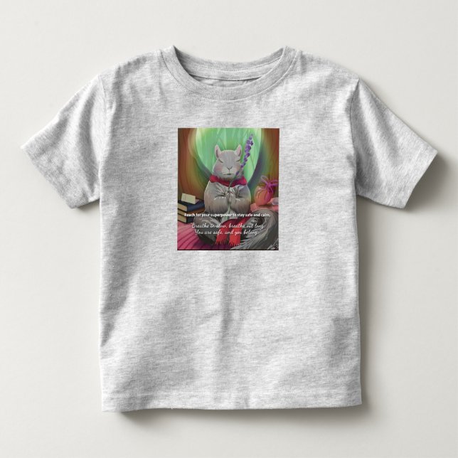 Bebé Camiseta de niño, Encuentra tu superpoder (Anverso)