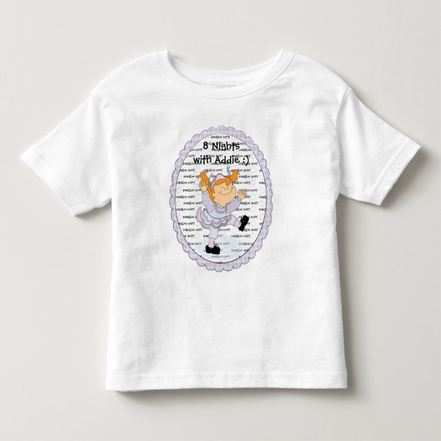 Bebé Camiseta de niño feliz de Hanukkah (Anverso)