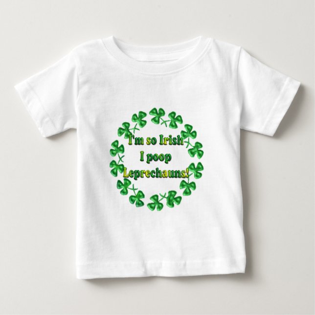 Bebé Camiseta de niño gracioso soy tan irlandés (Anverso)