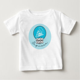 Bebé Camiseta de niño Ingeniero del tren Choo Choo Azul
