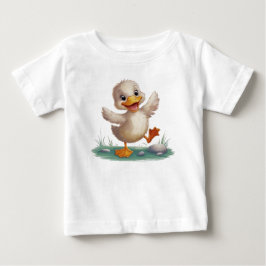Bebé Camiseta de niño pato adorable