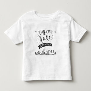 Bebé Camiseta de niño pequeño A Onederful Wild Adventur
