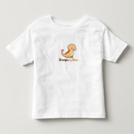 Bebé Camiseta de niño pequeño: Abuelo dinosaurio lindo,