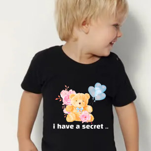 Bebé Camiseta de niño pequeño con el secreto de Hermano