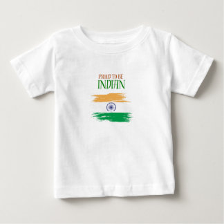 Bebé Camiseta de niño pequeño con el tricolor indio |