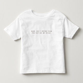 Bebé Camiseta de Niño Pequeño con Gato Adorable
