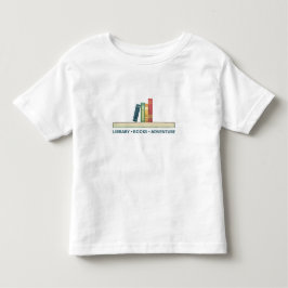 Bebé Camiseta de niño pequeño de Biblioteca, Libros, Av