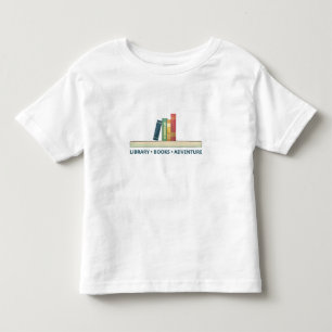 Bebé Camiseta de niño pequeño de Biblioteca, Libros, Av