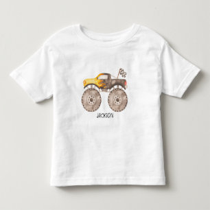 Bebé Camiseta de niño pequeño de camión monstruo