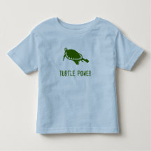 Camiseta de niño pequeño de Turtle Power