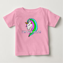 Bebé Camiseta de niño pequeño de unicornio arcoíris lin