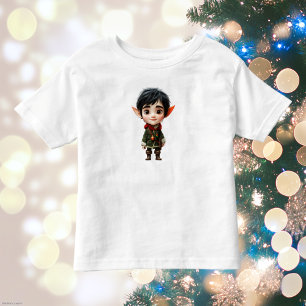 Bebé Camiseta de niño pequeño duende de Navidad Chill B