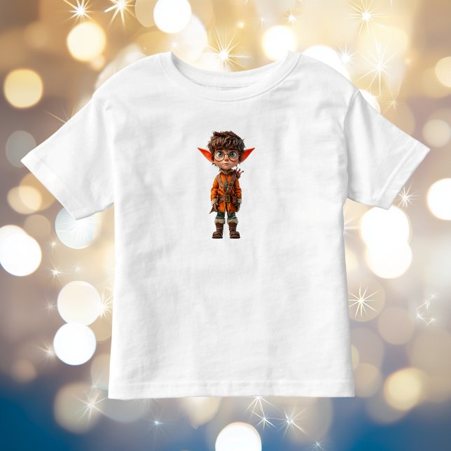 Bebé Camiseta de niño pequeño elfo de Navidad (Subido por el creador)