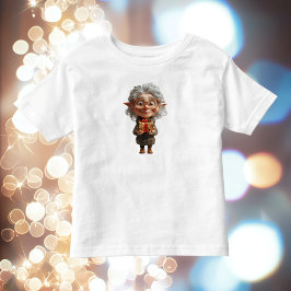 Bebé Camiseta de Niño Pequeño Elfo de Navidad de Maestr