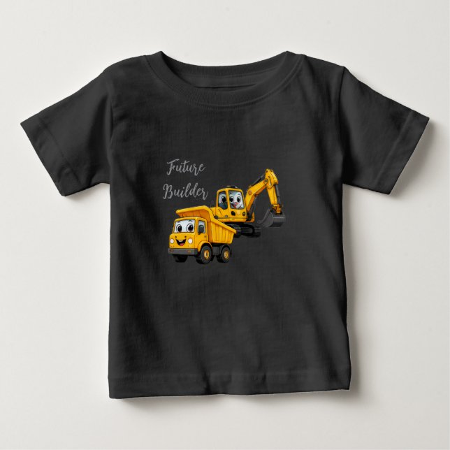 Bebé Camiseta de niño pequeño Future Builder (Anverso)