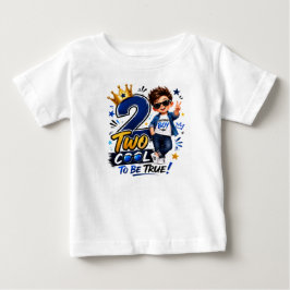 Bebé Camiseta de niño pequeño para el segundo cumpleaño
