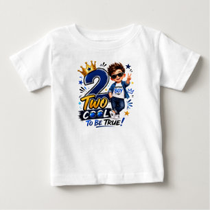 Bebé Camiseta de niño pequeño para el segundo cumpleaño