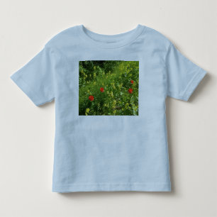 Bebé Camiseta de niño pequeño prado de flores silvestre