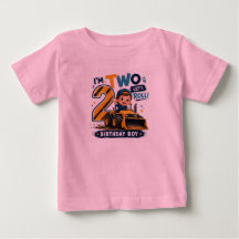 Camiseta de niño pequeño 'Tengo dos años, ¡Vamos a