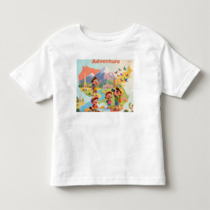 Bebé Camiseta de niños animales lindos – Aventura diver