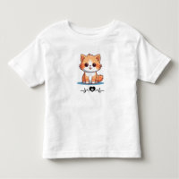 Camiseta De Niños Cute Kitty