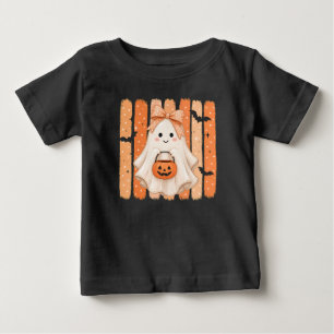 Bebé Camiseta de niños fantasma de Halloween lindo