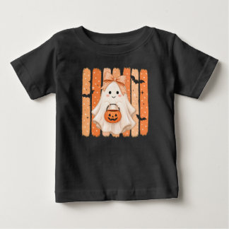 Bebé Camiseta de niños fantasma de Halloween lindo