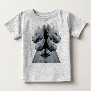 Bebé Camiseta de niños gatos lindos 