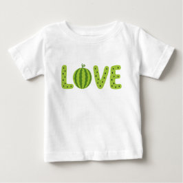 Bebé Camiseta de niños LOVE Sandía Adorable