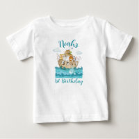 Camiseta de nombre de cumpleaños de Noah