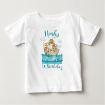 Camiseta de nombre de cumpleaños de Noah