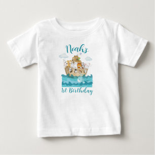 Bebé Camiseta de nombre de cumpleaños de Noah