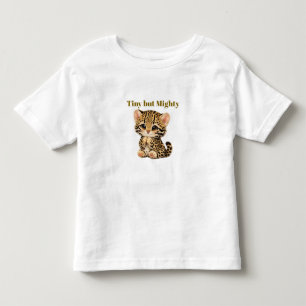 Bebé Camiseta de ocelote adorable para niños pequeños –