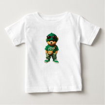 Camiseta de osito de peluche Cool Hip Hop