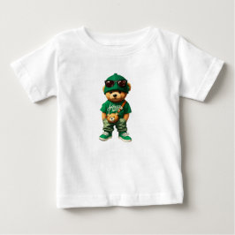 Bebé Camiseta de osito de peluche Cool Hip Hop