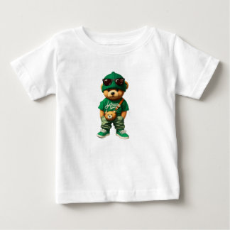 Bebé Camiseta de osito de peluche Cool Hip Hop