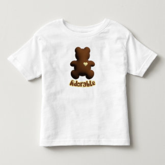 Bebé Camiseta de oso de chocolate