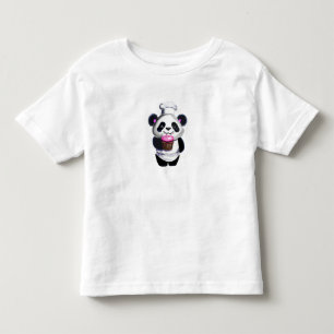 Bebé Camiseta de Oso Panda Lindo