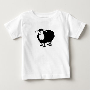Bebé Camiseta de oveja negra